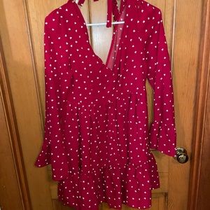 Shein red dress. Never worn. Size medium